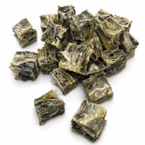 REAL DOG SNACKS Menkių odos kubeliai 200g