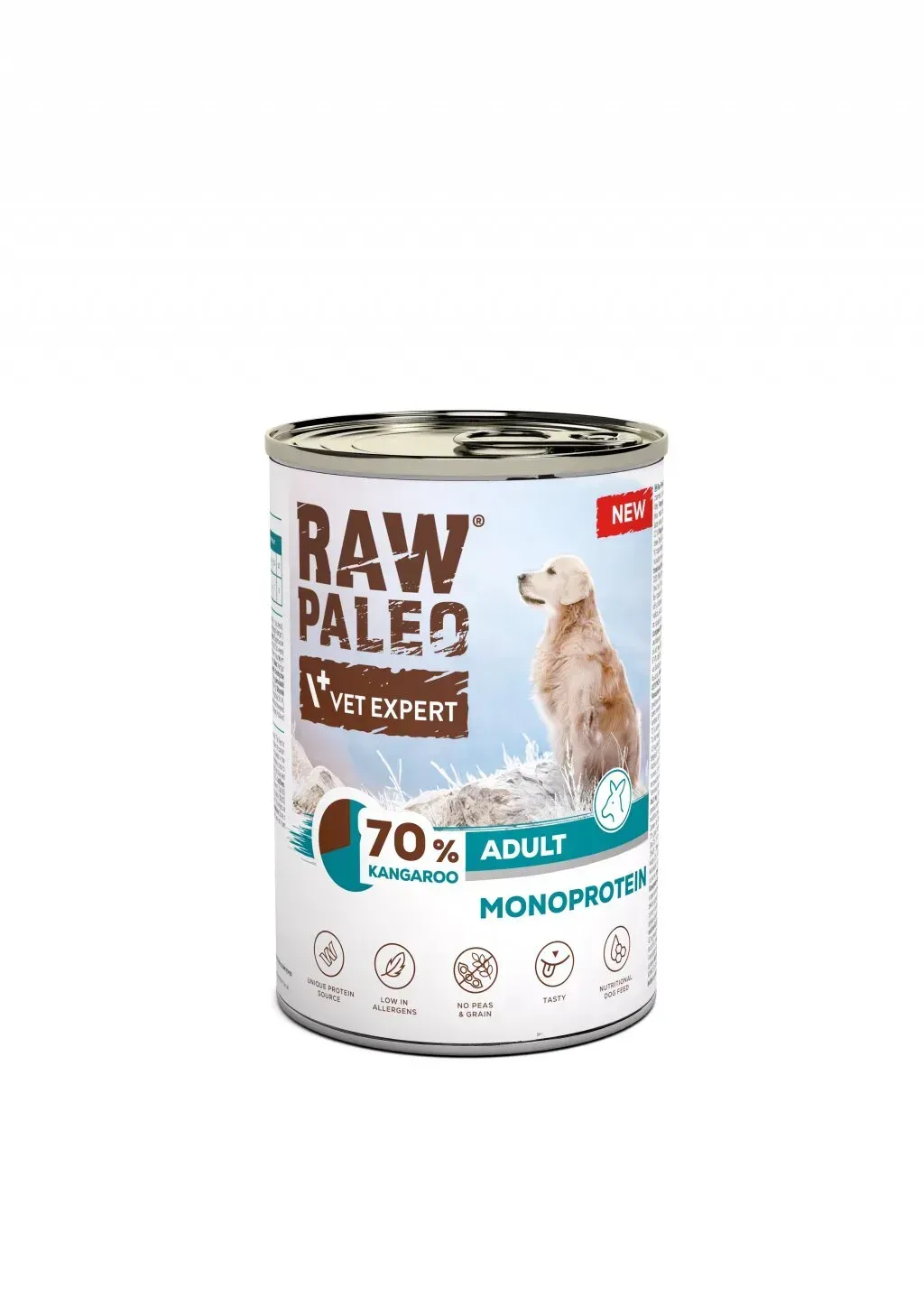 Raw Paleo Adult Kangaroo konservai 400g Raw Paleo Adult Kangaroo konservai 400g